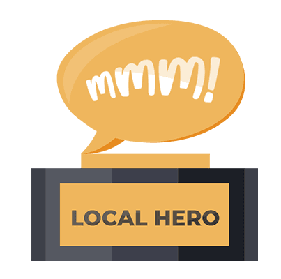 mealzo local hero badge